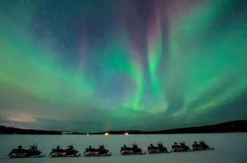 Northern Lights-on Icehotel